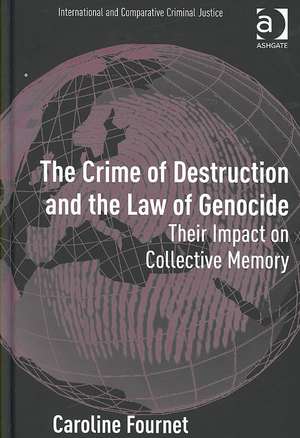 The Crime of Destruction and the Law of Genocide: Their Impact on Collective Memory de Caroline Fournet