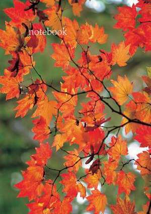 Lined Notebook: Autumn Leaf de Peony Press
