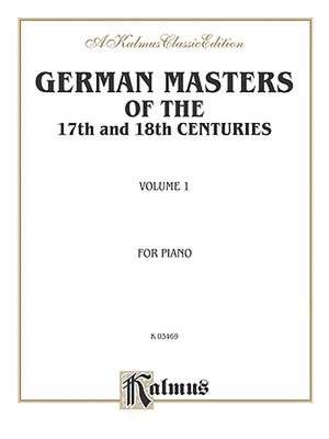 German Masters of the 17th and 18th Century, Easy Pieces (Pieces by Kuhlau, Pachelbel, Telemann, and Others) de Alfred Publishing