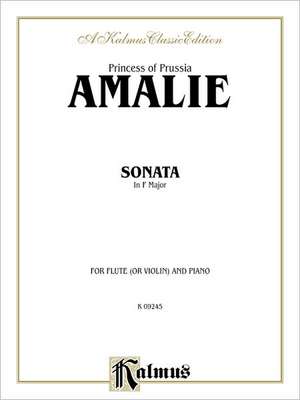 Sonata for Flute in F Major: Part(s) de Princess Amalie of Prussia