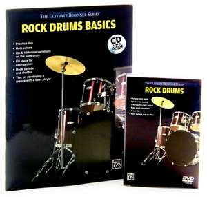 Ultimate Beginner Rock Drum Basics Mega Pak: Book, CD & DVD [With CD & DVD] de Mike Finkelstein