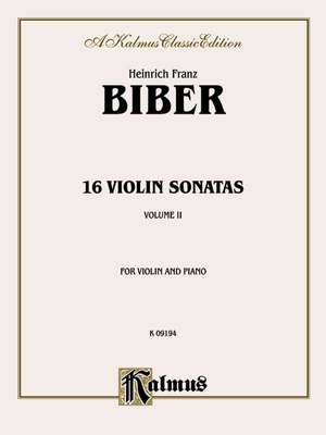 16 Violin Sonatas de Heinrich Biber