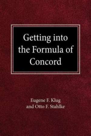 Getting Into Formula of Concord de Klug F. Eugene