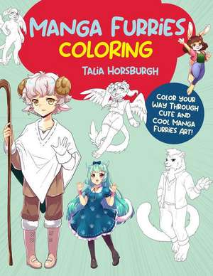 Manga Furries Coloring de Talia Horsburgh