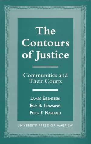 The Contours of Justice de James Eisenstein