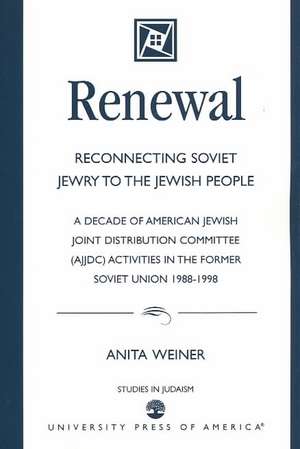 Renewal de Anita Weiner