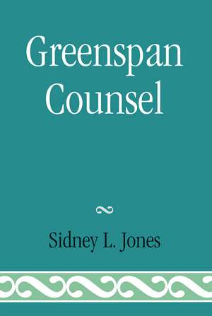 Greenspan Counsel de Sidney L. Jones