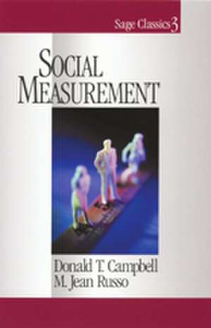 Social Measurement de Donald T. Campbell