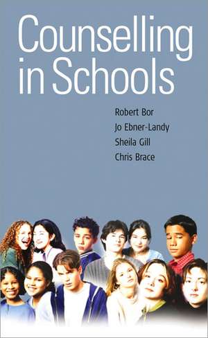 Counselling in Schools de Robert Bor