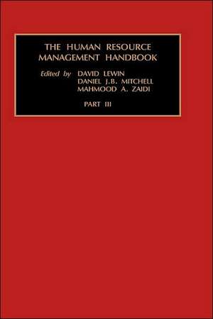 Human Resource Management Handbook (3 Vol Set) de David Lewin