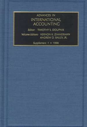 The Evolution of International Accounting Standards in Transitional and Developing Economies de V.K. Zimmerman