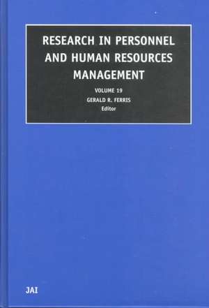 Research in Personnel and Human Resources Management de Gerald R. Ferris