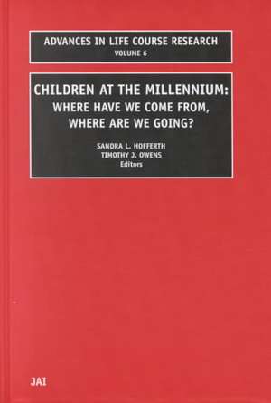 Children at the Millennium: Where Have We Come From? Where Are We Going? de Timothy J Owens