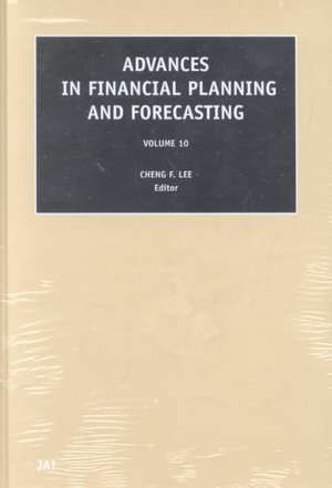 Advances in Financial Planning and Forecasting: Vol 10 de Cheng-Few Lee