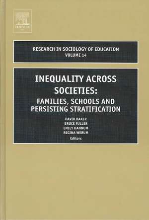 Inequality Across Societies – Families, Schools and Persisting Stratification de Bruce Fuller