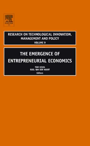 The Emergence of Entrepreneurial Economics de G.t. Vinig