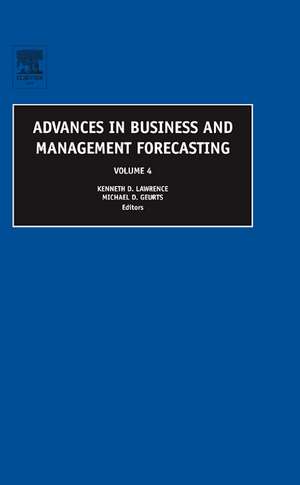 Advances in Business and Management Forecasting de Kenneth D. Lawrence