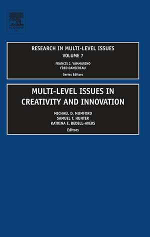 Multi Level Issues in Creativity and Innovation de Michael D. Mumford