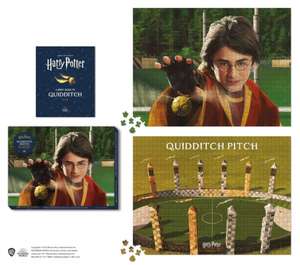 Harry Potter Quidditch Match 2-In-1 Double-Sided 1000-Piece Puzzle de Donald Lemke