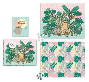 Pusheen 2-In-1 Double-Sided 500-Piece Puzzle de Claire Belton