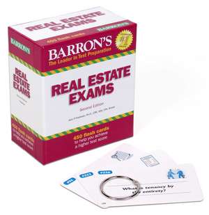 Real Estate Exam Flash Cards de Barron's Educational Series