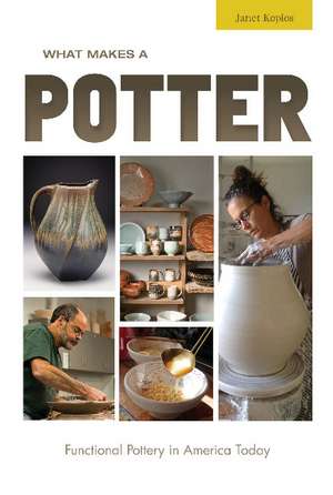 What Makes a Potter: Functional Pottery in America Today de Janet Koplos