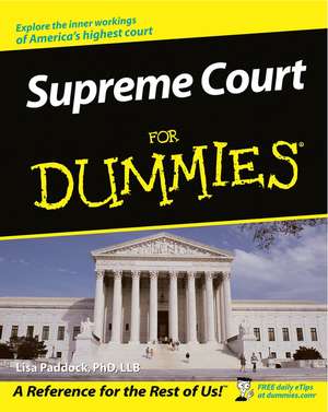 Supreme Court For Dummies de L Paddock