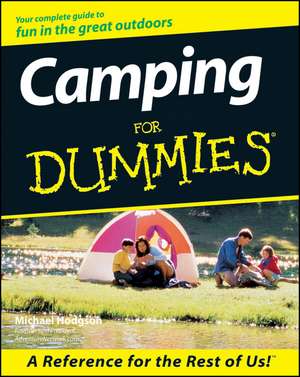 Camping For Dummies de M Hodgson