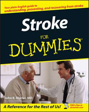 Stroke For Dummies de JR Marler