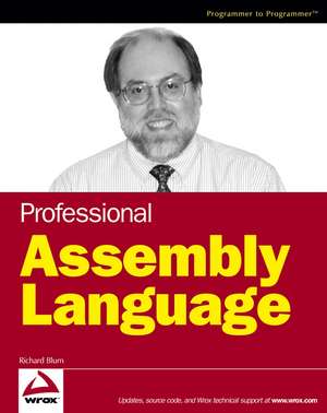 Professional Assembly Language de R Blum