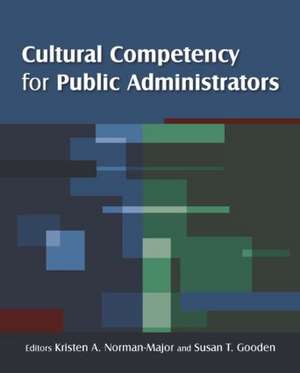 Cultural Competency for Public Administrators de Kristen A. Norman-Major