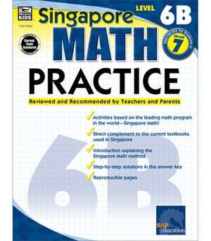 Singapore Math Practice Level 6B, Grade 7 de Frank Schaffer Publications