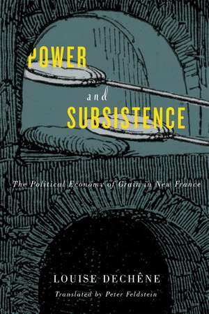 Power and Subsistence de Louise Dechêne