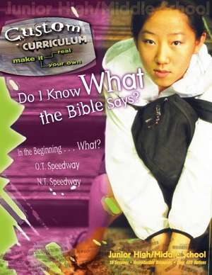 Do I Know What the Bible Says? de Cook David C