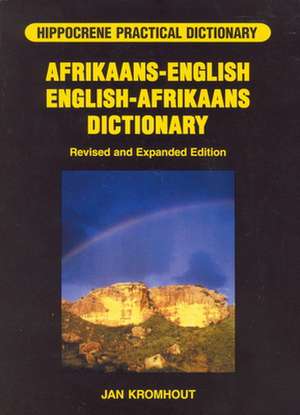 Afrikaans-English/English-Afrikaans Practical Dictionary de Jan Kromhout