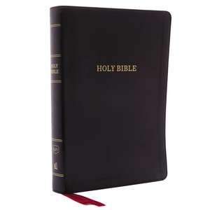 KJV Holy Bible: Giant Print with 53,000 Cross References, Deluxe Black Leathersoft, Red Letter, Comfort Print: King James Version de Thomas Nelson