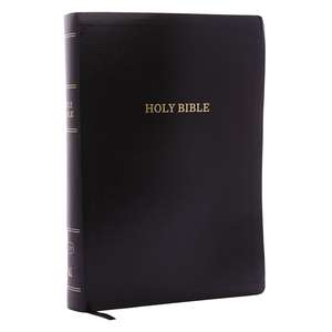 KJV Holy Bible: Super Giant Print with 43,000 Cross References, Black Leather-look, Red Letter, Comfort Print: King James Version de Thomas Nelson