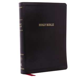 KJV Holy Bible: Super Giant Print with 43,000 Cross References, Deluxe Black Leathersoft, Red Letter, Comfort Print: King James Version de Thomas Nelson