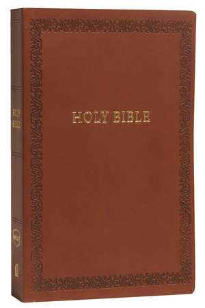 NKJV, Holy Bible, Soft Touch Edition, Leathersoft, Brown, Comfort Print: Holy Bible, New King James Version de Thomas Nelson