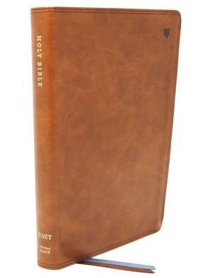 NET Bible, Thinline, Leathersoft, Brown, Thumb Indexed, Comfort Print: Holy Bible de Thomas Nelson