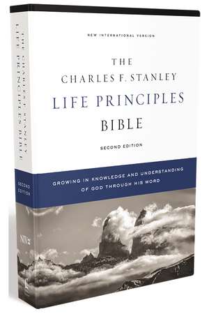 NIV, Charles F. Stanley Life Principles Bible, 2nd Edition, Hardcover, Comfort Print: Growing in Knowledge and Understanding of God Through His Word de Charles F. Stanley