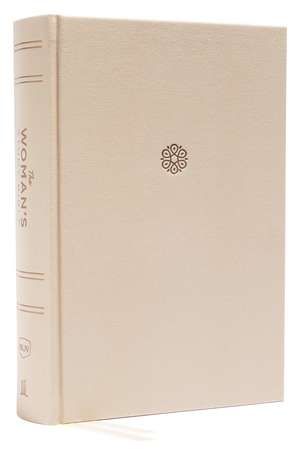 NKJV, The Woman's Study Bible, Cloth over Board, Cream, Red Letter, Full-Color Edition, Thumb Indexed: Receiving God's Truth for Balance, Hope, and Transformation de Dorothy Kelley Patterson