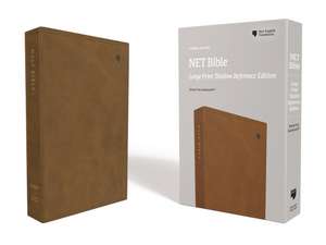 NET Bible, Thinline Reference, Large Print, Leathersoft, Brown, Comfort Print: Holy Bible de Thomas Nelson