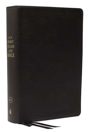 KJV, Spirit-Filled Life Bible, Third Edition, Genuine Leather, Black, Red Letter, Comfort Print: Kingdom Equipping Through the Power of the Word de Jack W. Hayford