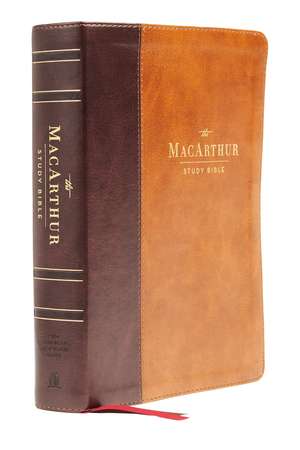 NASB, MacArthur Study Bible, 2nd Edition, Leathersoft, Brown, Comfort Print: Unleashing God's Truth One Verse at a Time de John F. MacArthur