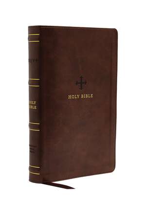 NRSV, Catholic Bible, Standard Personal Size, Leathersoft, Brown, Comfort Print: Holy Bible de Catholic Bible Press