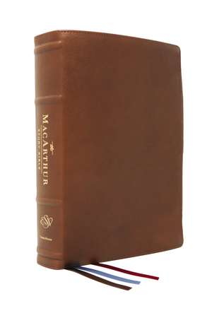 ESV, MacArthur Study Bible, 2nd Edition, Premium Goatskin Leather, Brown, Premier Collection: Unleashing God's Truth One Verse at a Time de John F. MacArthur