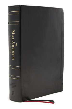 NASB, MacArthur Study Bible, 2nd Edition, Genuine Leather, Black, Thumb Indexed, Comfort Print: Unleashing God's Truth One Verse at a Time de John F. MacArthur