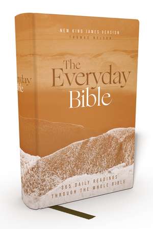 NKJV, The Everyday Bible, Hardcover, Red Letter, Comfort Print: 365 Daily Readings Through the Whole Bible de Thomas Nelson