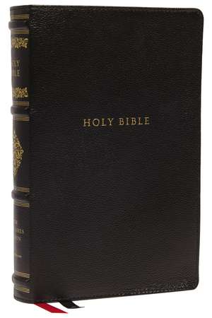 NKJV, Personal Size Reference Bible, Sovereign Collection, Leathersoft, Black, Red Letter, Thumb Indexed, Comfort Print: Holy Bible, New King James Version de Thomas Nelson